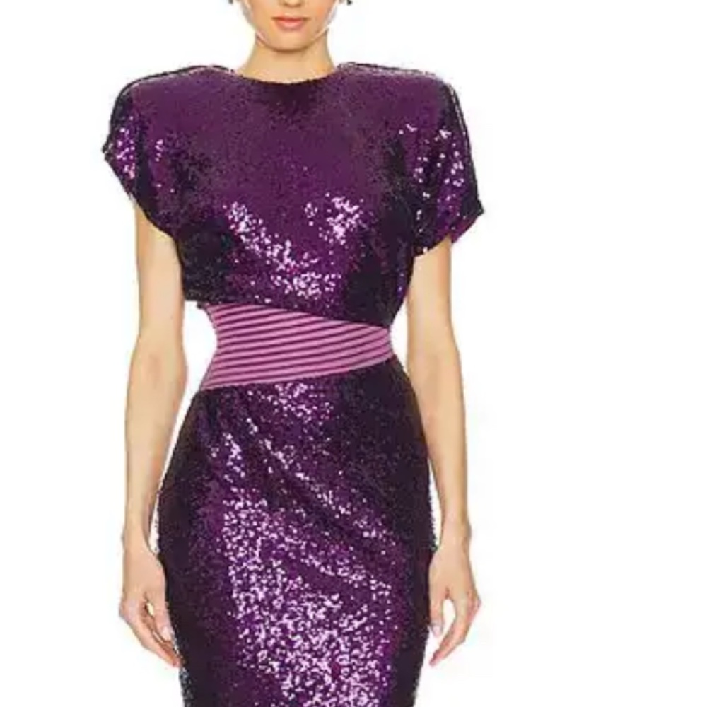 Zhivago Purple Sequin Gown – Size 8 US (NWT)